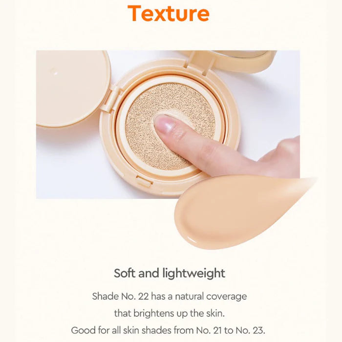 Dewytree Urban Shade Cover & Fit Sunscreen Cushion SPF 50+ PA++++ 14g - Korean Air Cushion Foundation for Oily Skin, Matte Finish, Long Lasting Coverage | Perfect for Daily Sun Protection & Makeup Touch-Ups On The Go