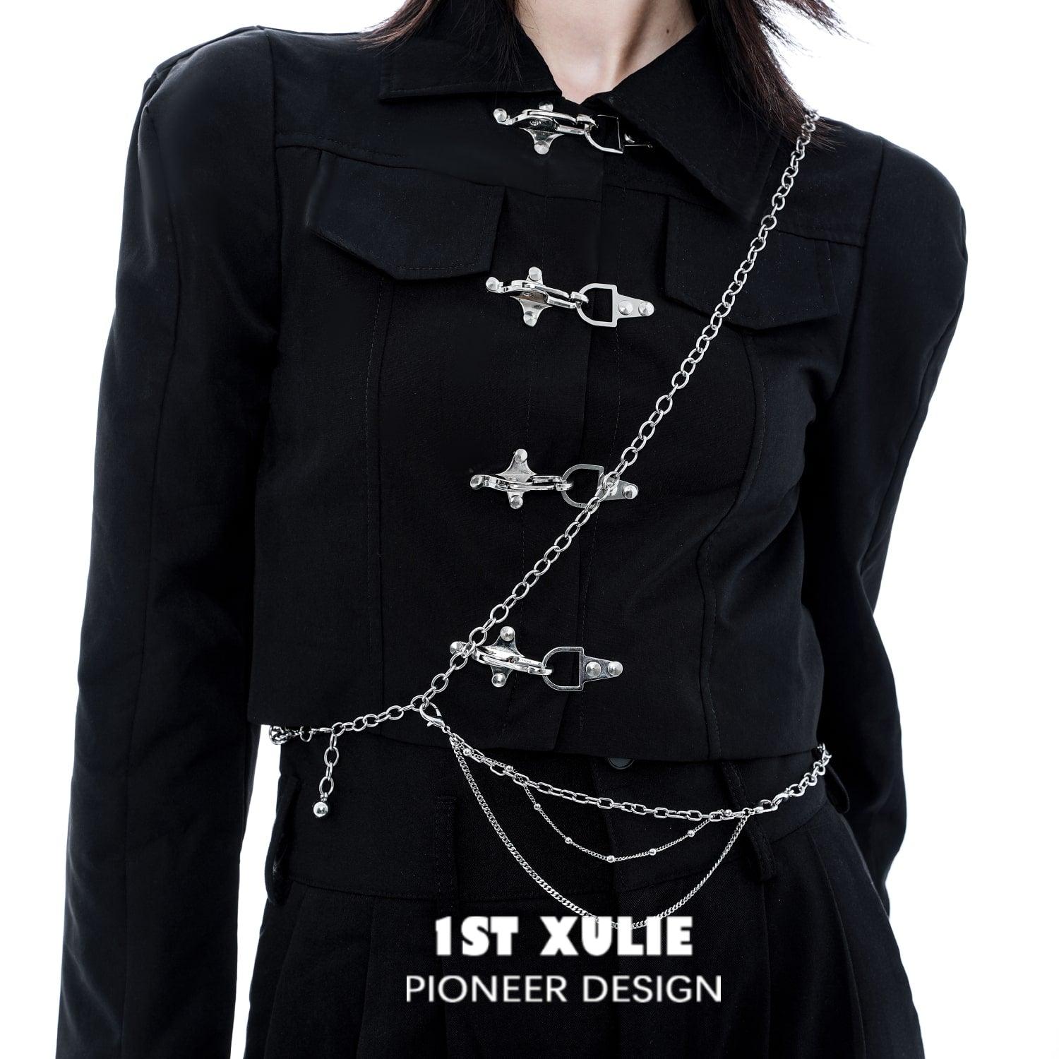 3-in-1 Multi-Functional Chain Set for Women - Elegant Necklace, Bracelet & Anklet Jewelry Set - Perfect for Parties, Weddings & Everyday Wear