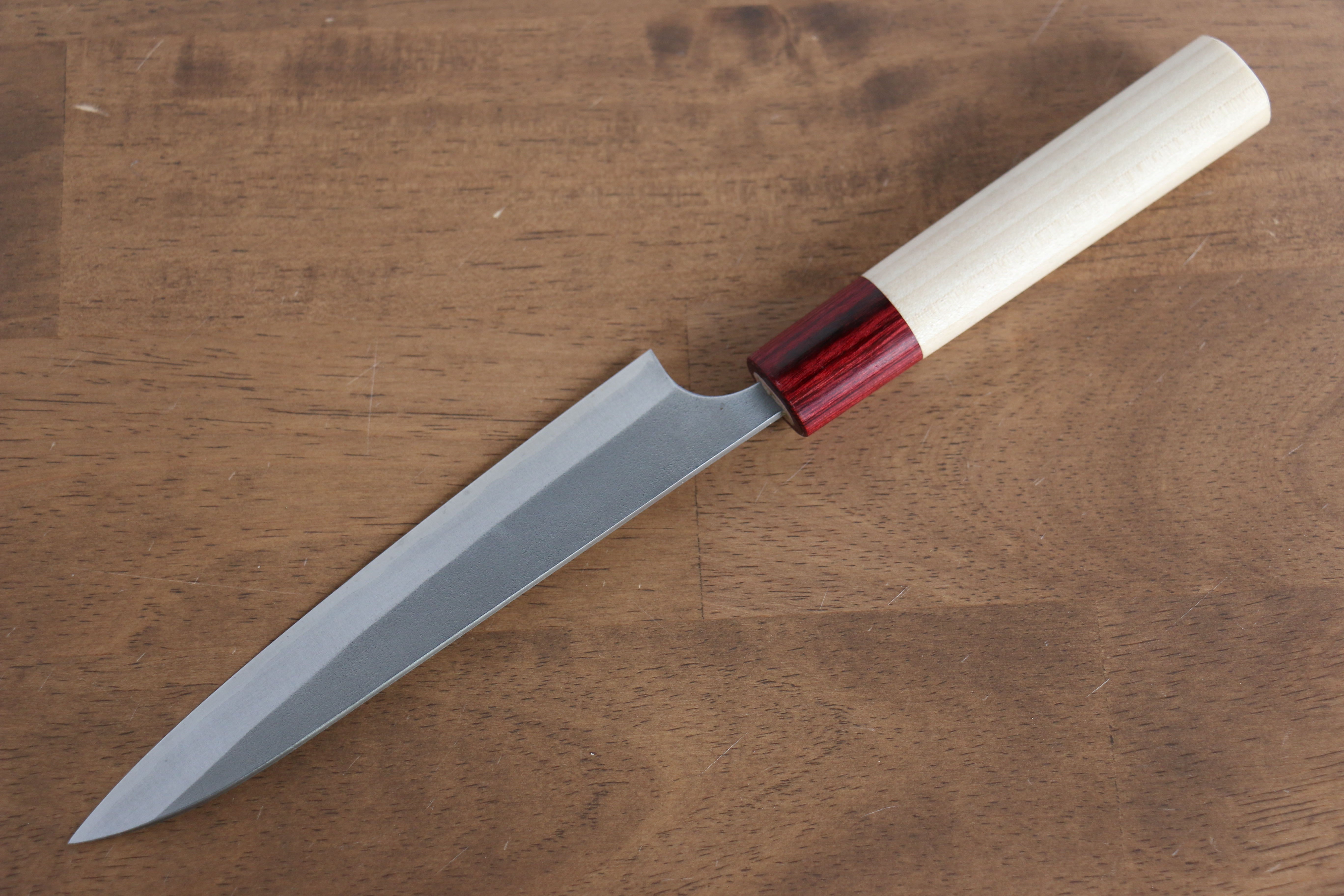 Masakage Yuki 150mm White Steel No.2 Petty Knife - Japanese Utility Knife with Magnolia Wood Handle - Perfect for Slicing, Peeling & Precision Kitchen Tasks