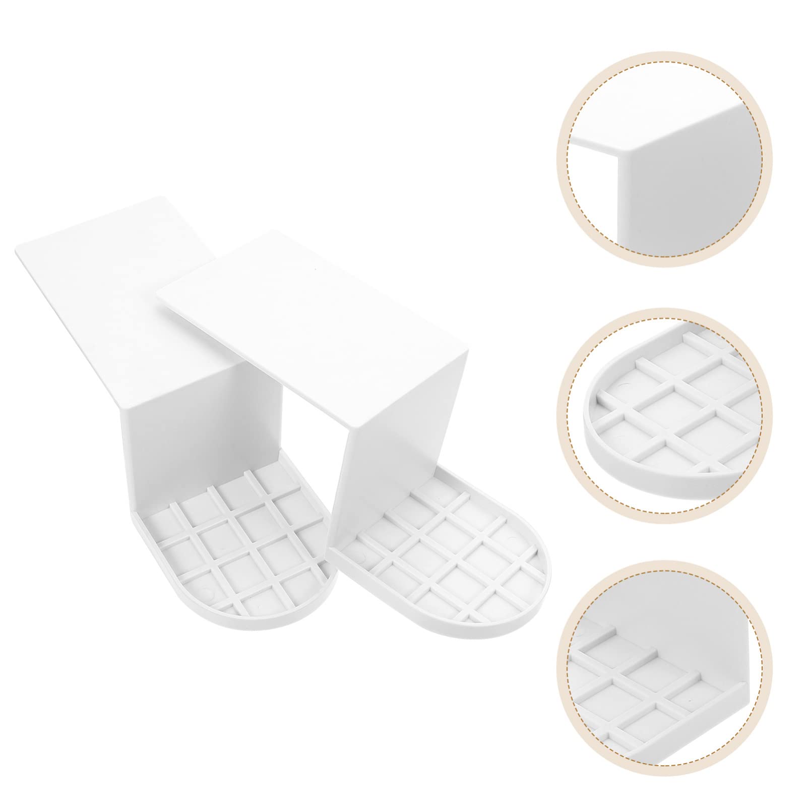 2-Pack Laundry Cup Holder & Soap Dispenser Tray - Plastic Drip Catcher for Washing Machine - Perfect for Laundry Room Organization & Drip-Free Detergent Storage