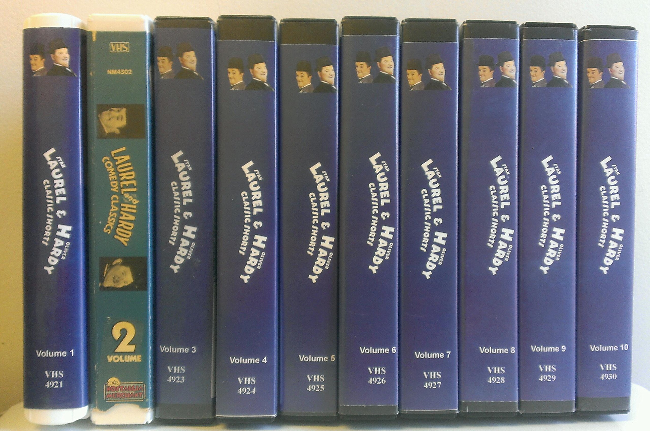 Laurel & Hardy Comedy Classic Shorts - 10 Volume DVD Set | Vintage Comedy Films for Movie Nights & Collectors