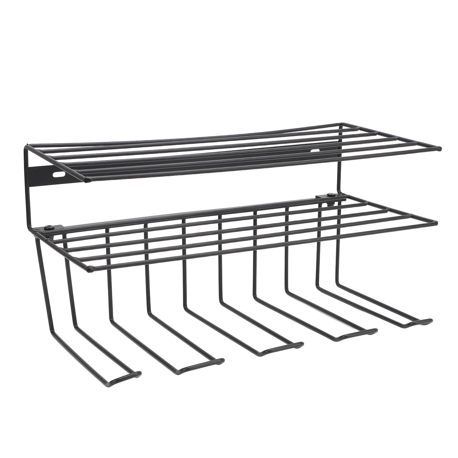 3-Tier Wall Mount Power Tool Organizer & Drill Holder - Heavy Duty Garage Storage Rack for Drills, Saws & Workshop Tools - Perfect for Garage, Workshop & Shed Organization (Space Saving Tool Storage Solution)
