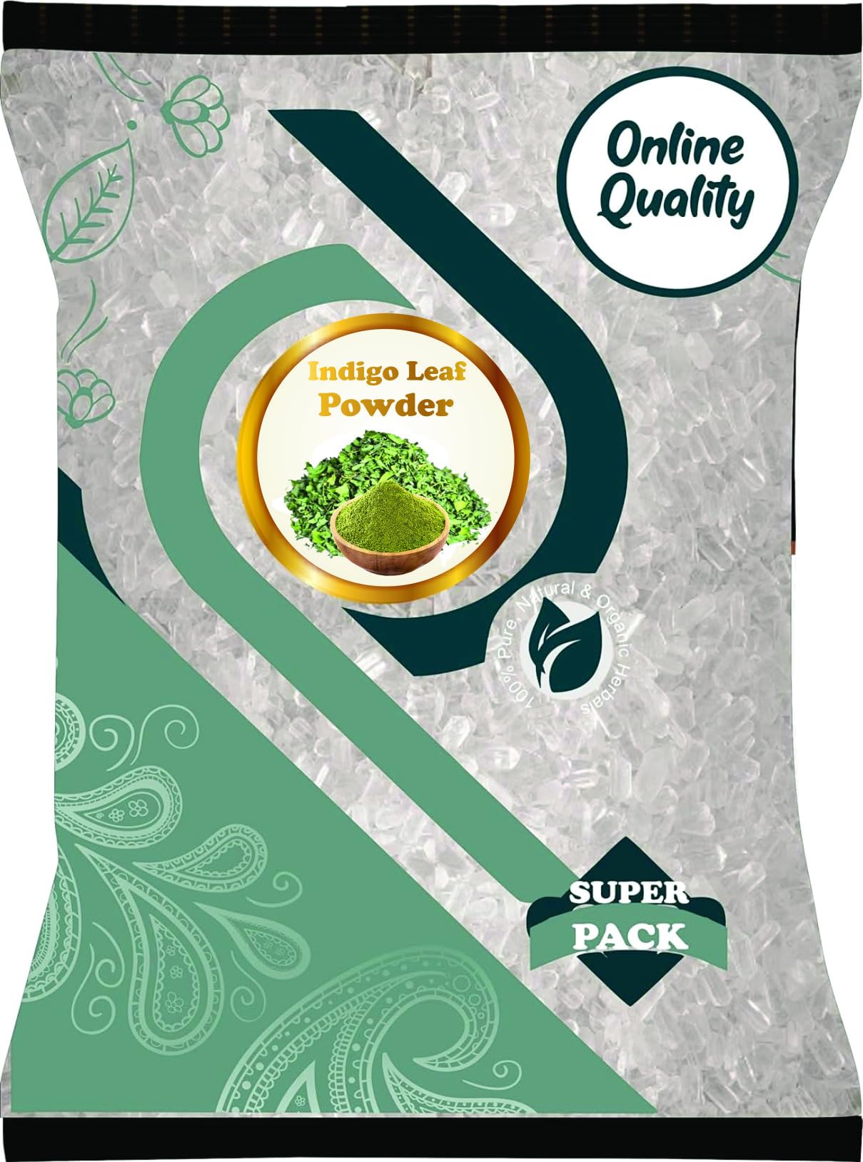 Pure & Natural Indigo Powder for Hair & Beard Dye - 900g Family Pack - Lab Tested Black Henna | Safe DIY Hair Coloring for Men & Women at Home