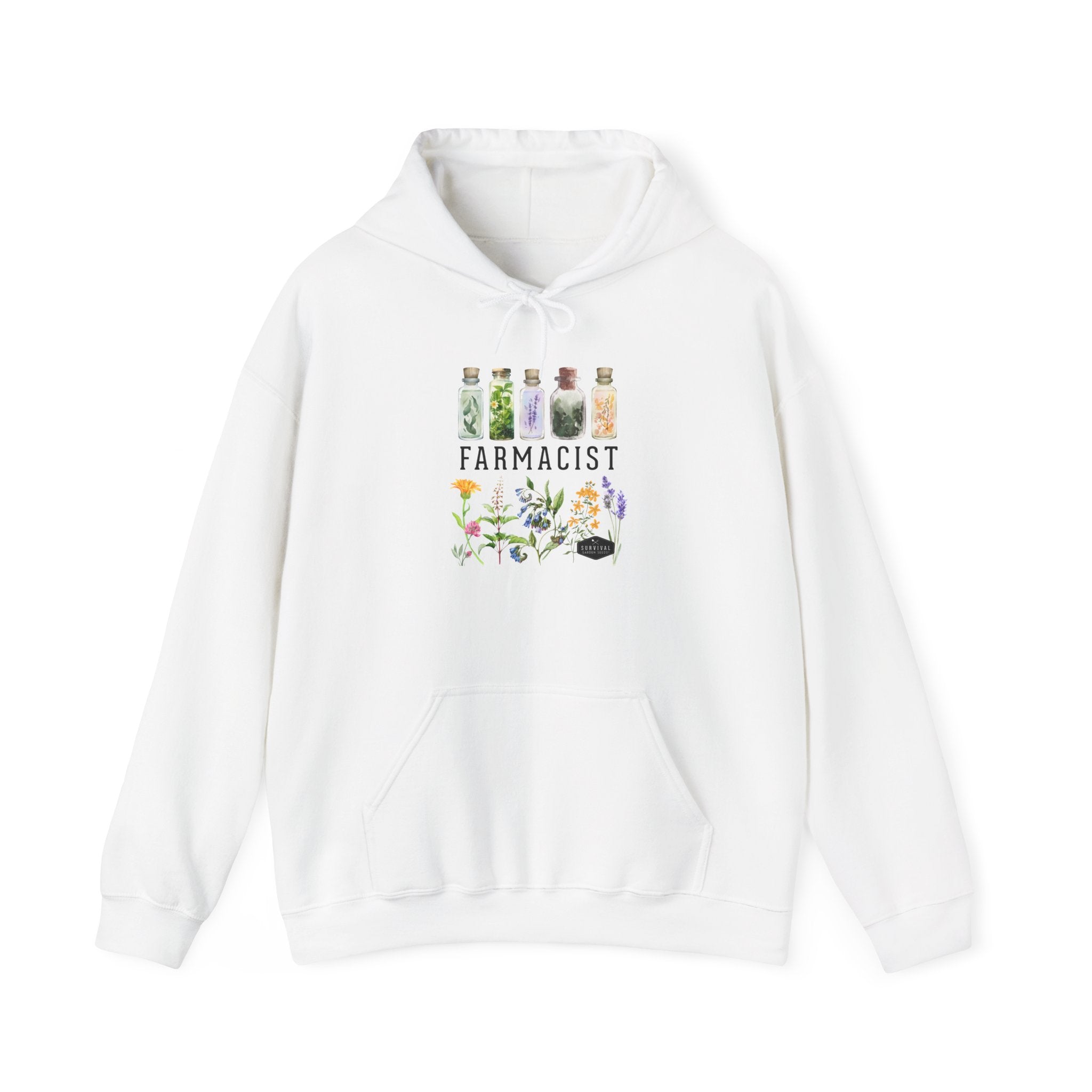 Farmacist Graphic Hoodie - Unisex Heavy Blend Sweatshirt for Men & Women | Trendy Streetwear for Casual Outfits, Gym, and Everyday Wear