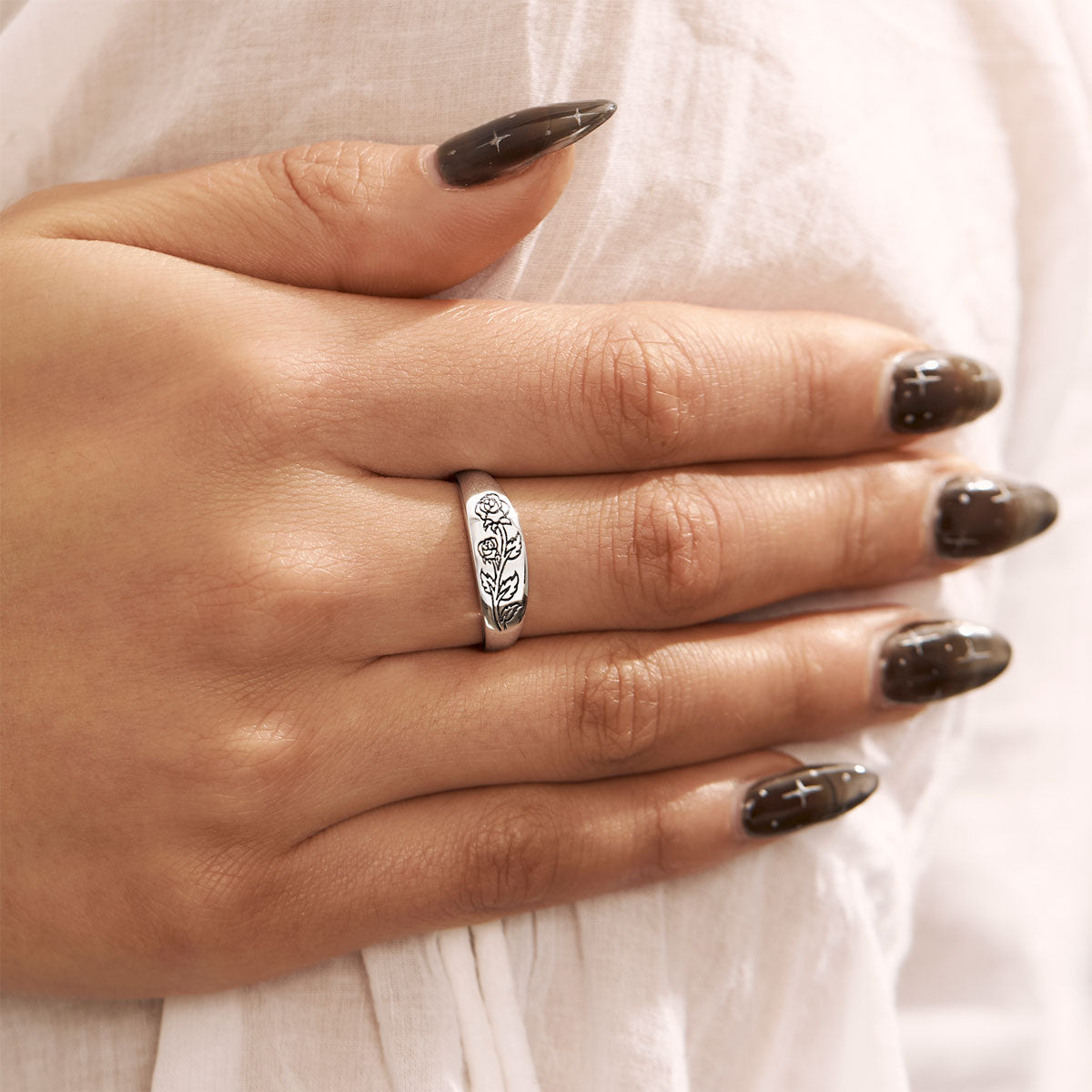 Enchanted Rose Ring - Elegant Gold Plated Floral Jewelry for Women, Perfect for Valentine's Day Gifts, Anniversaries & Romantic Occasions