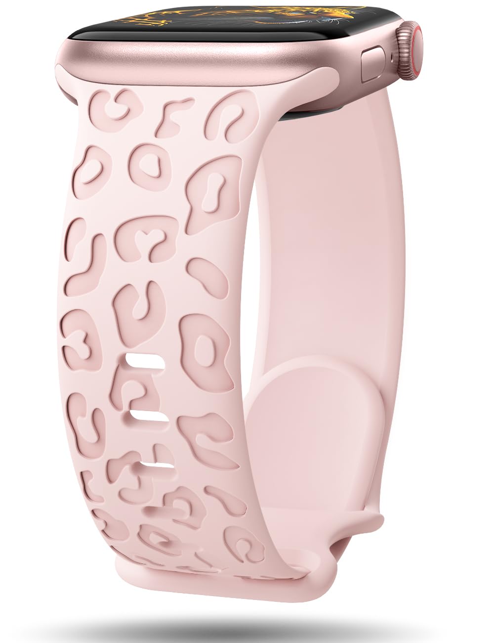 Premium Luxury Leopard Print Apple Watch Band - Compatible with 38mm 40mm 41mm 42mm 44mm 45mm 49mm - Sport Strap for iWatch Series 9/8/7/6/5/4/3/2/1/SE/Ultra - Fashion Accessory for Women & Men - Perfect for Gym, Workouts & Everyday Wear