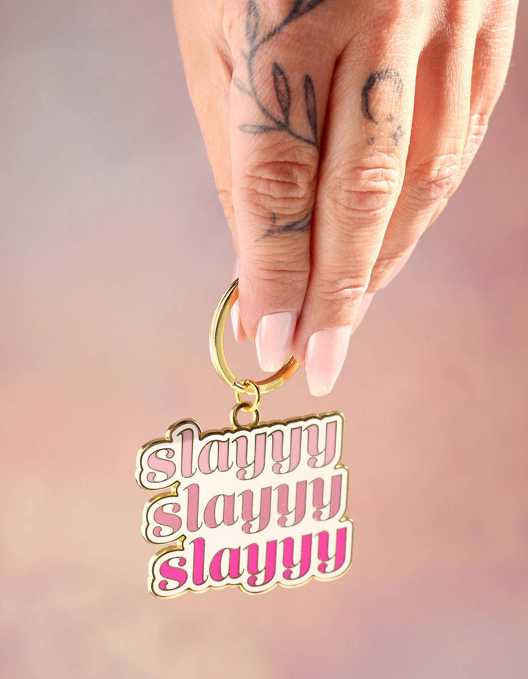 Stylish Slay Keychain - Trendy Fashion Accessory for Bags, Wallets & Keys | Perfect Gift for Women & Teens