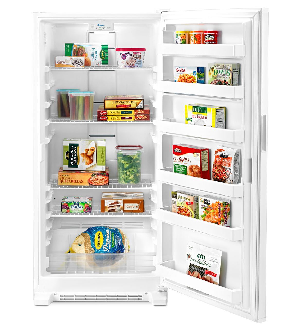 Amana 18 Cubic Feet Upright Freezer with Frost-Free System AZF33X18DW - Perfect for Home, Restaurant & Grocery Store Storage