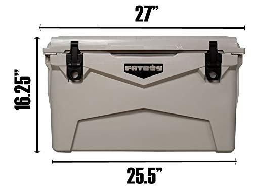 Fatboy 45 Quart Roto Molded Hard Sided Cooler - Army Camo | Heavy Duty Cooler for Camping, Fishing, Tailgating & Outdoor Adventures