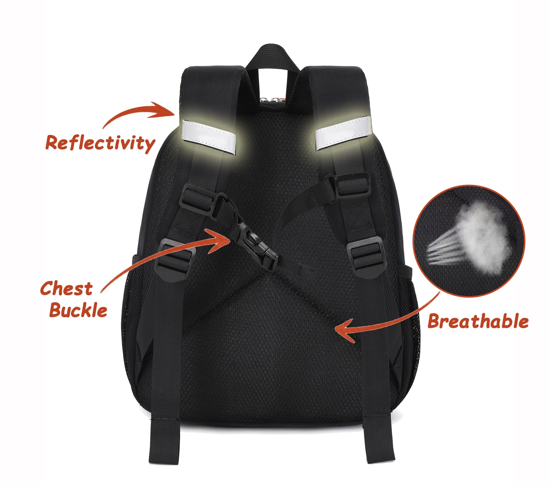 Kids Backpack for Boys 2-4 - Toddler School Bookbag for Preschool & Kindergarten