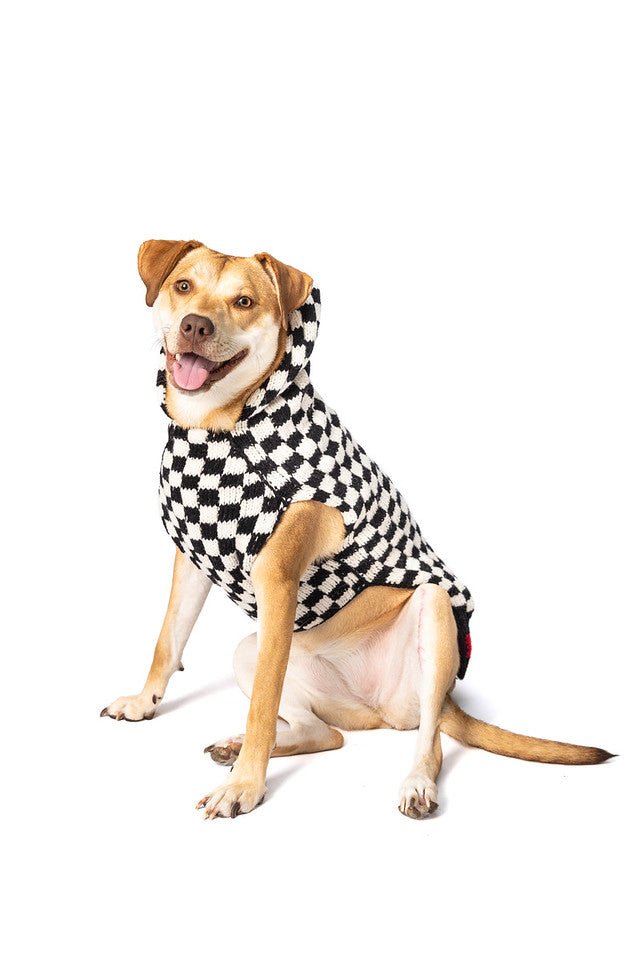 Checker Board Hoodie Sweater for Men & Women | Soft Cotton Pullover with Classic Checker Pattern | Perfect for Casual Wear, Street Style & Outdoor Activities