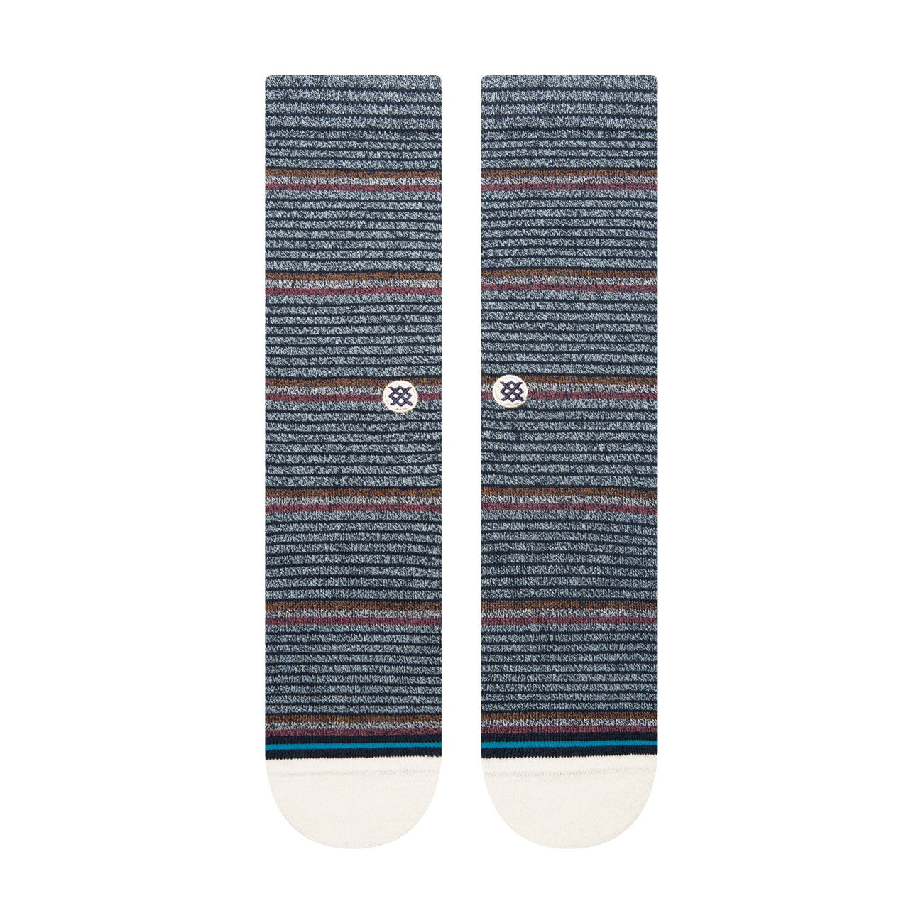Vicktor Navy Blue Adult Crew Socks for Men & Women - Comfortable Cotton Casual Socks for Daily Wear, Work, and Sports
