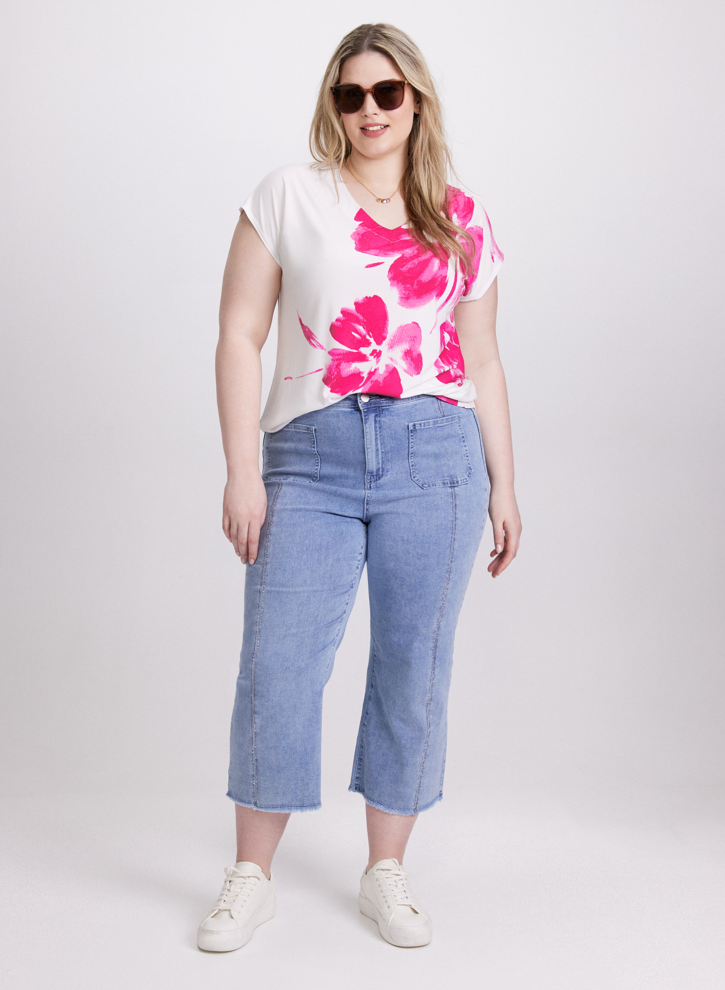 Floral Print Women's Blouse - Stylish Floral Top for Casual Wear & Summer Outfits | Perfect for Office, Dates & Vacations