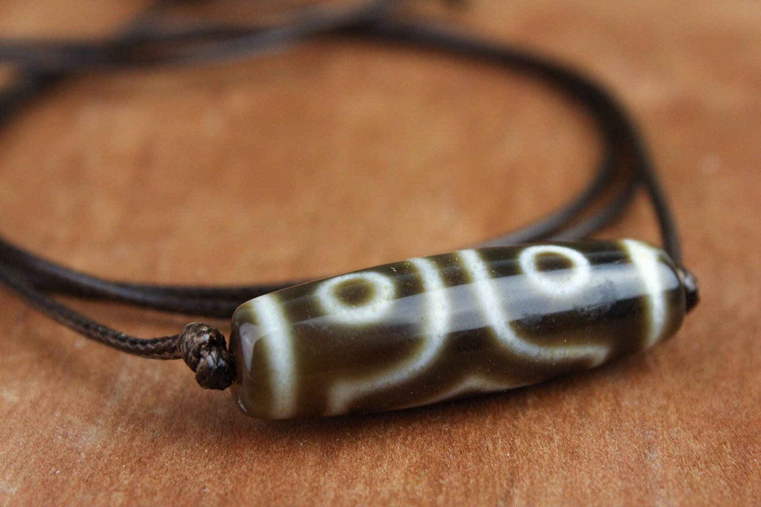 Authentic 3 Eye Tibetan Necklace by Sander Cohen - Handmade Spiritual Jewelry for Meditation, Yoga & Boho Fashion