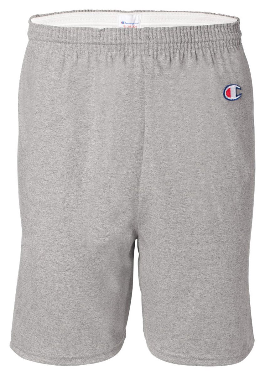 Champion Men's Gym Shorts - Breathable Workout Shorts for Running, Training & Basketball - Grey, Large - Perfect for Gym, Sports & Casual Wear