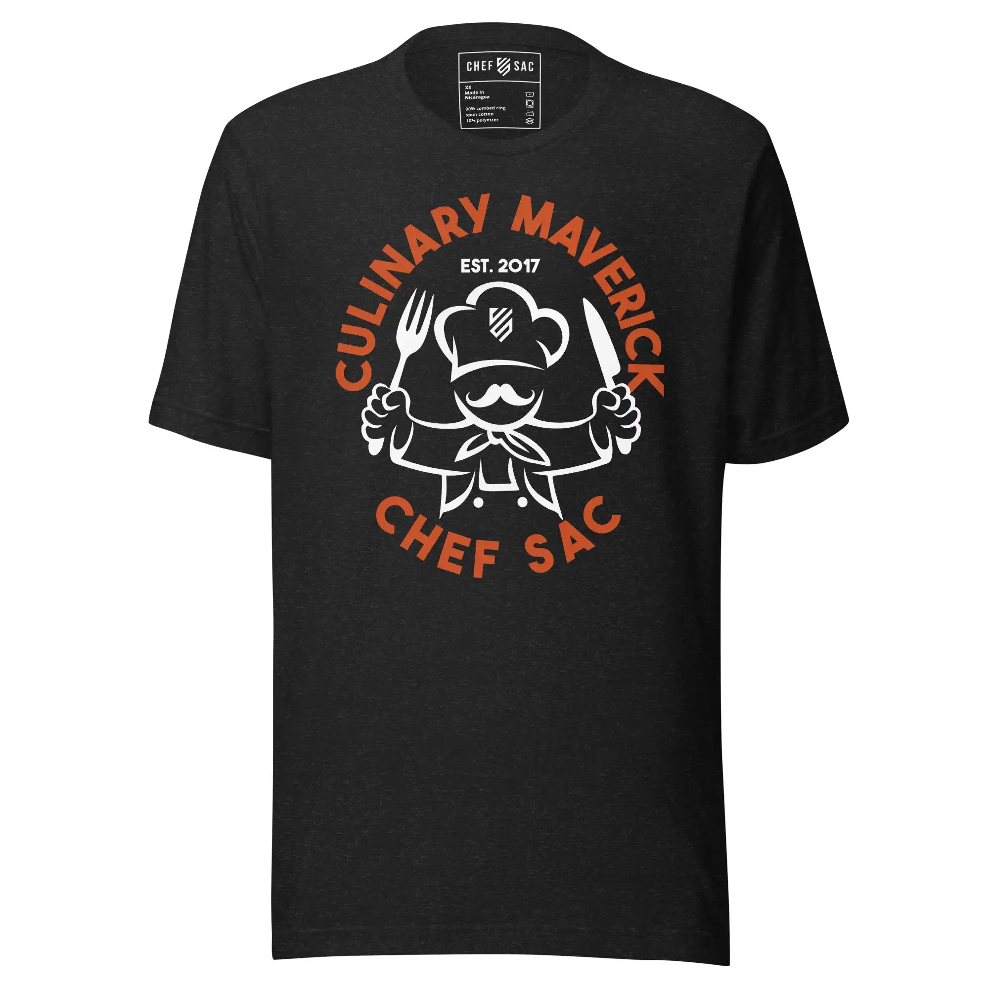 Mr. Chef Sac Culinary Maverick T-Shirt - Funny Cooking Enthusiast Tee for Chefs & Food Lovers - Perfect for Kitchen, BBQ Parties & Culinary School