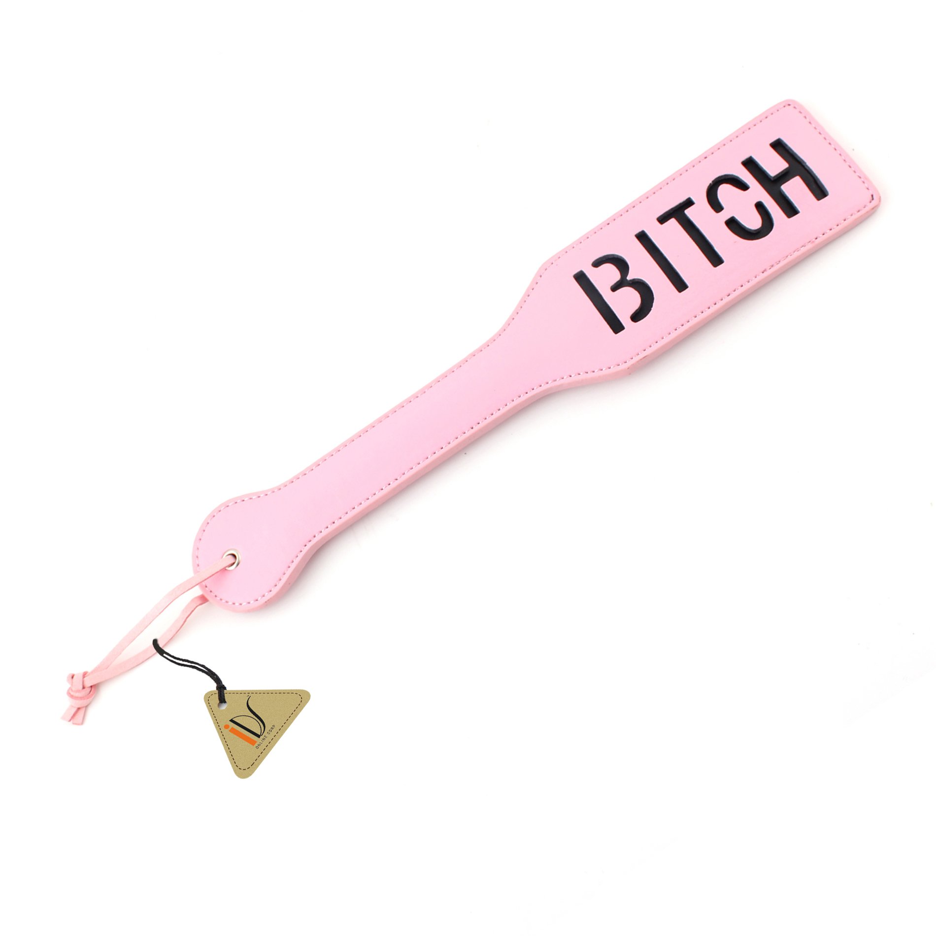 Premium PU Leather Spanking Whip Paddle - BDSM Bondage Toy for Adults, Pink | Sensual Play & Roleplay Accessory for Couples & Spanking Enthusiasts