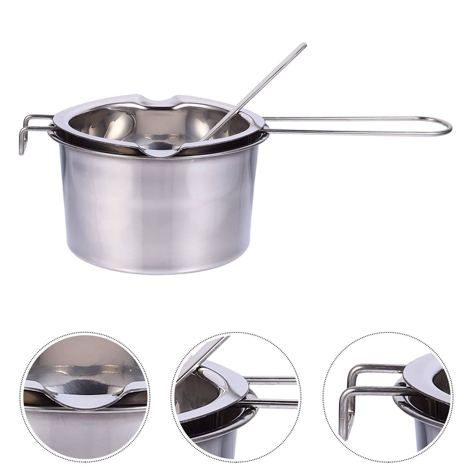 Hemoton 1 Set Lightweight Camping Cookware - Portable Hiking & Picnic Cooking Kit with Milk Pan - Perfect for Backpacking, Outdoor Adventures & Family Camping Trips