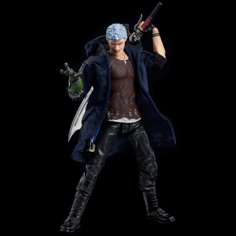 1000toys (Sen Toys) Devil May Cry 5 V Nero 1/12 Scale Deluxe Action Figure - Collectible Anime Character Model for Display & Gaming Enthusiasts
