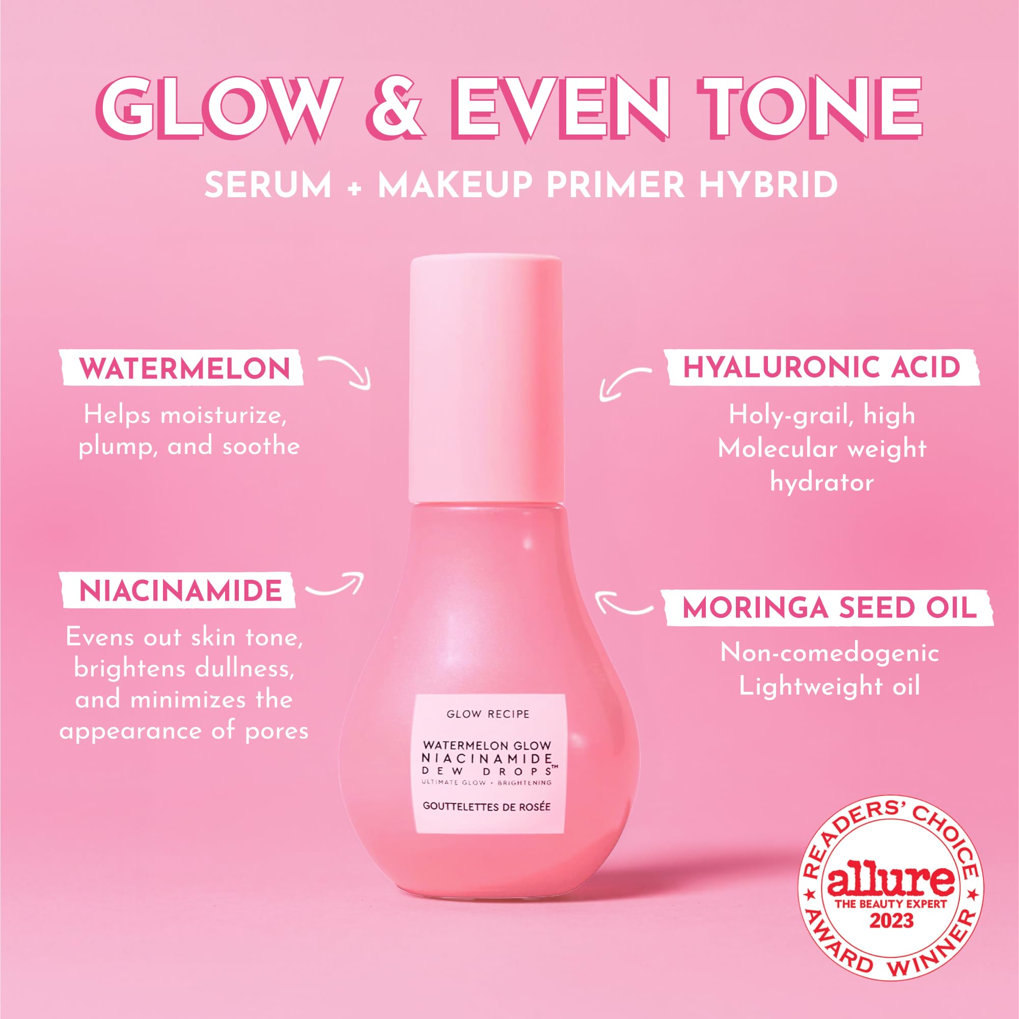 Glow Recipe Fruit Baby Bundle - Guava Vitamin C Brightening Eye Gel Cream (15ml) + Plum Plump Hyaluronic Acid Serum (30ml) + Watermelon Glow Niacinamide Dew Drops (40ml) + Plum Plump Moisturizing Cream (50ml) + Watermelon Soothing Facial Mist (75ml) - Korean Skincare Set for Hydration, Brightening & Anti-Aging - Perfect for Dry Skin, Dullness & Night Routine