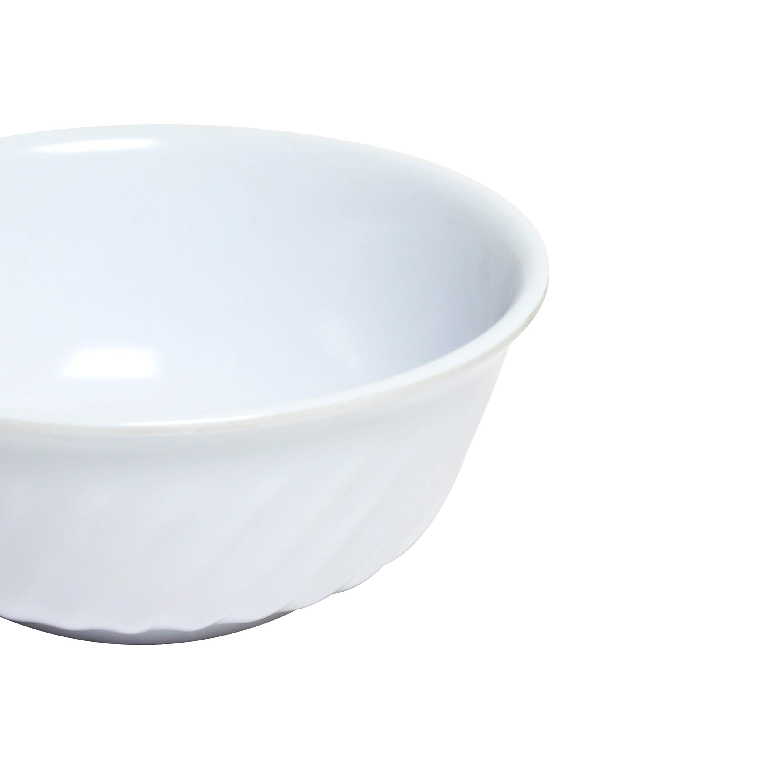 Premium 32 oz Melamine Swirl Bowl Set of 12 - Durable & Stylish Imperial Dinnerware Collection (6 7/8 Inch) - Perfect for Restaurants, Picnics & Outdoor Dining