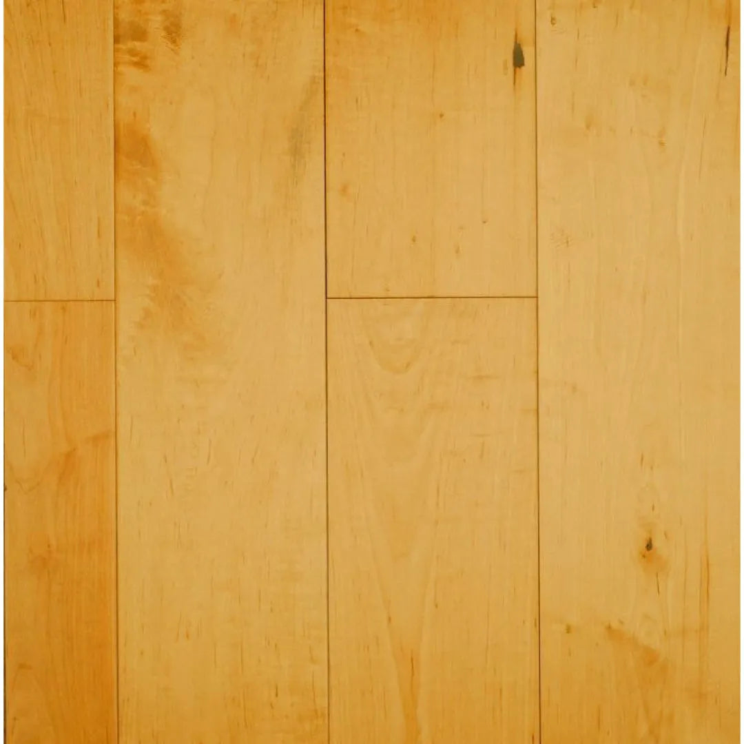 Premium Natural Maple Engineered Hardwood Flooring - 6 1/2
