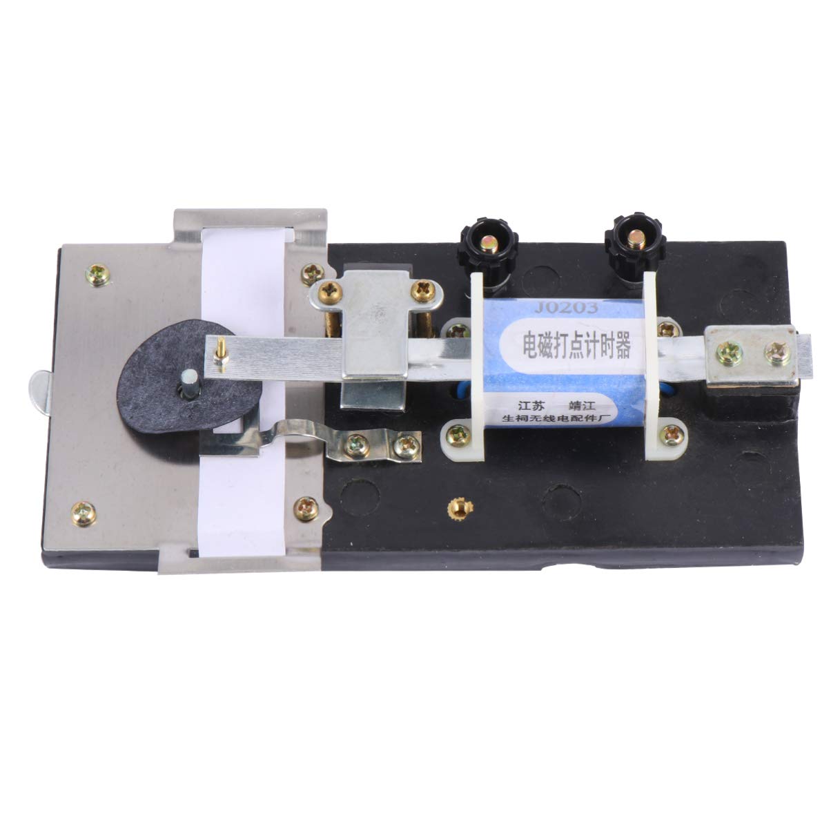 ULTECHNOVO Electromagnetic Dotting Timer & Ticker Tape Timer Set - Physics Lab Acceleration Apparatus for High School STEM Education (Black) | Perfect for Classroom Experiments & Science Projects