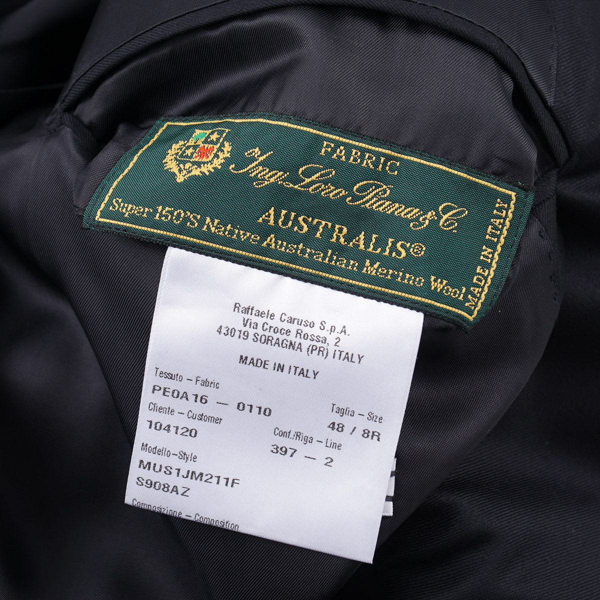 Premium Caruso Black Super 150s Wool Suit for Men - Luxury Italian Tailored Business Attire - Perfect for Weddings, Office & Formal Events