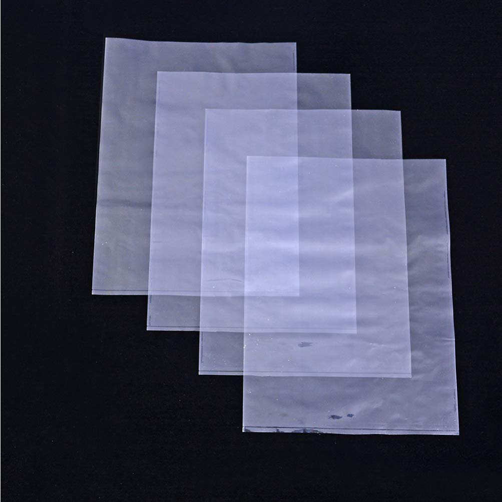 100pcs Heat Shrink Film Bags - PVC Shrink Wrap for Packaging, Food Sealing, Crafts & DIY Projects - Perfect for Bottles, Candles, Gifts & Product Bundling