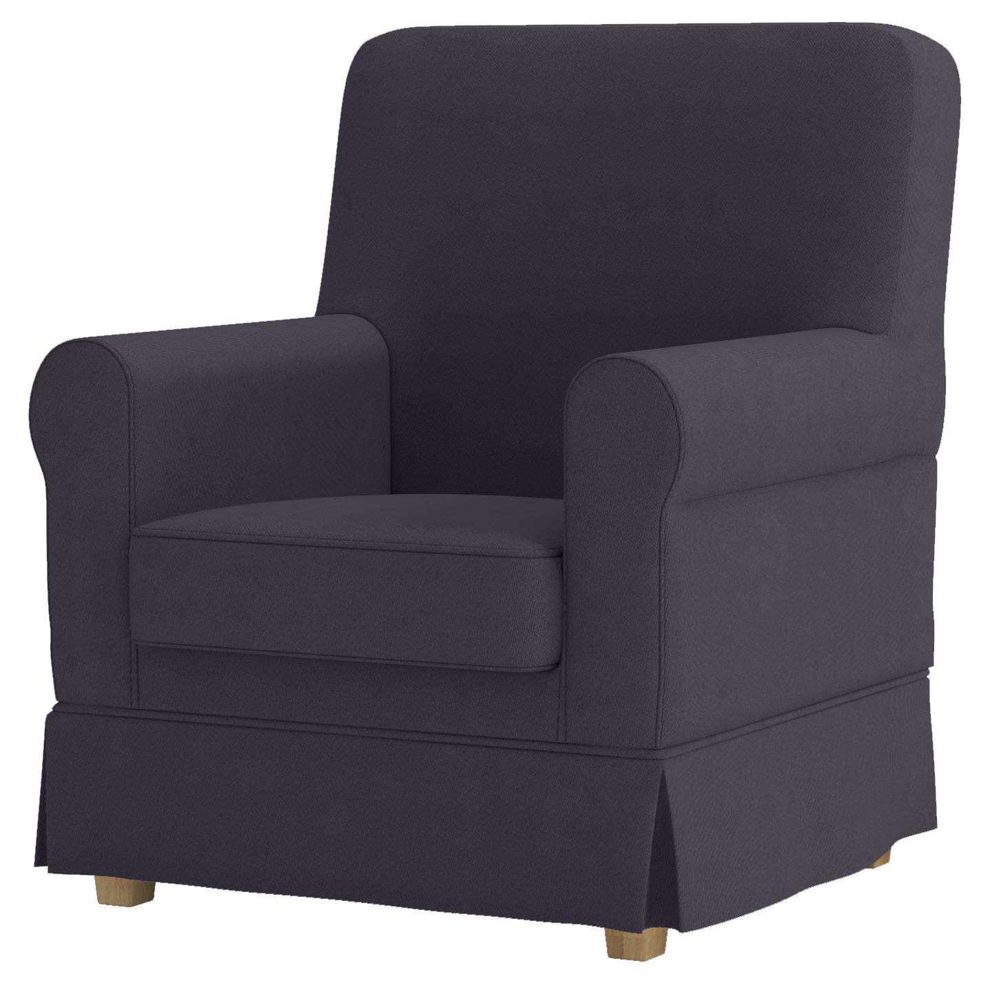 IKEA Jennylund Chair Slipcover Replacement - Dark Gray Sofa Armchair Cover | Compatible with Ektorp Jennylund | Perfect for Living Room, Bedroom & Home Decor