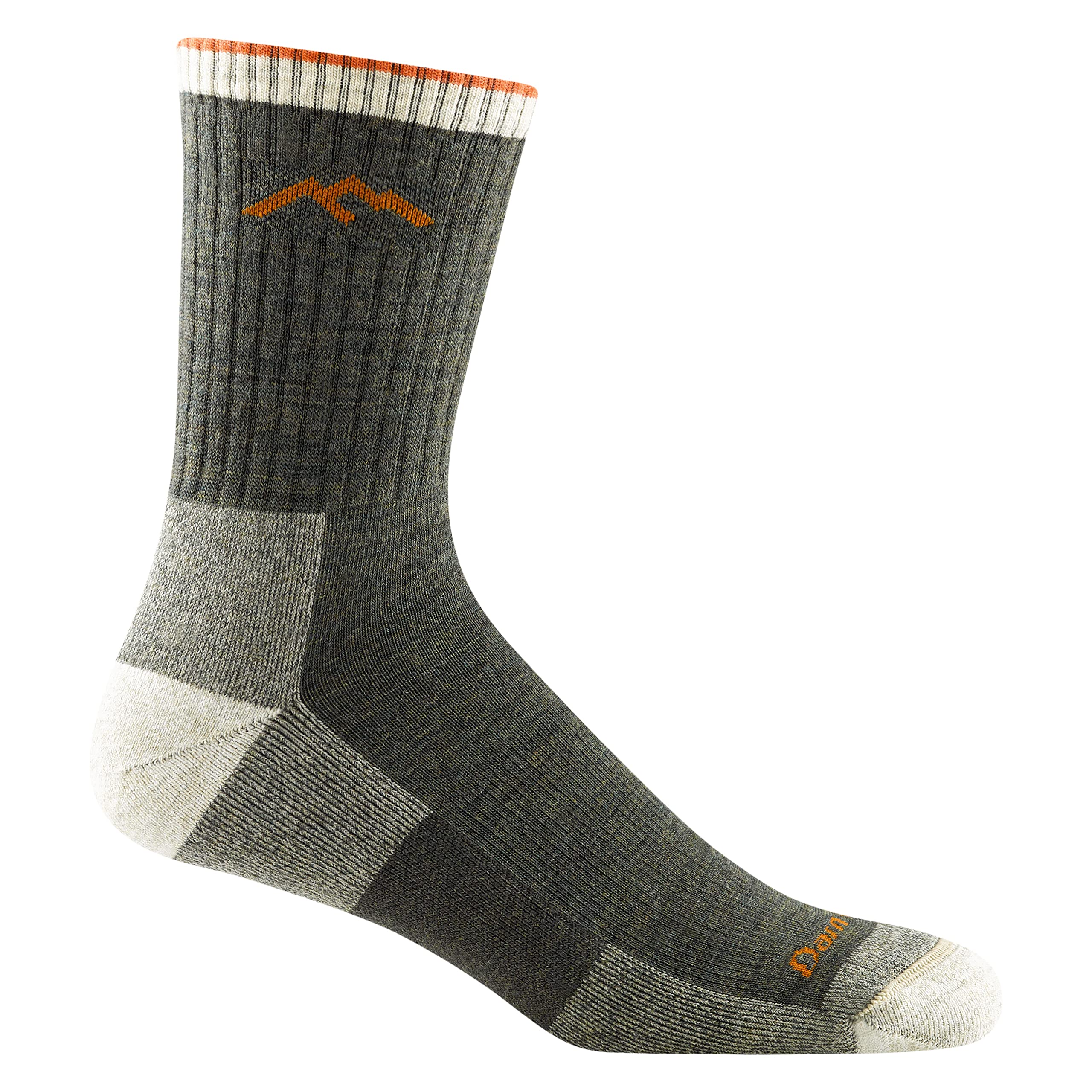 Darn Tough Men's Hiking Socks - Merino Wool Micro Crew Cushioned Socks for Outdoor Adventures, Backpacking & Trail Running