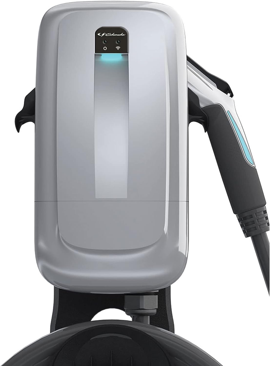 Schumacher Electric SEV1600HW - 50 Amp 240V Level 2 EV Charger | Hardwired Electric Vehicle Charger for Home & Commercial Use | 9X Faster Indoor/Outdoor Charging with Bluetooth & WiFi Connectivity | Perfect for Tesla, Nissan Leaf, Chevy Bolt & Other EVs | Wall Mounted Charging Station for Garage, Parking Lot & Workplace