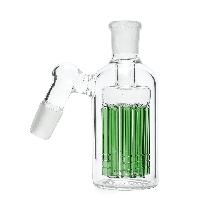 8 Arm Tree Perc Glass Ash Catcher - Premium Smoke Filter for Bongs & Pipes | Water Bubbler for Smooth Hits | Perfect for Home Use & Relaxation
