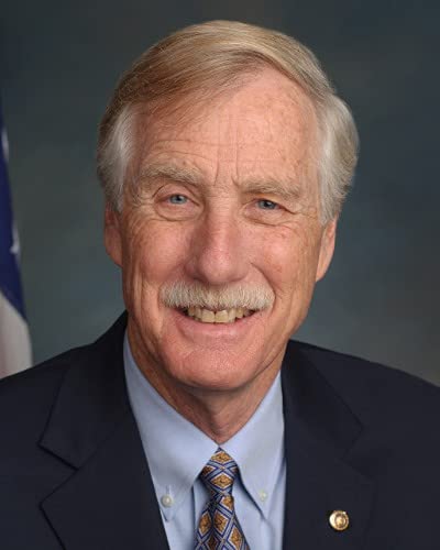 Angus King Maine Senator Glossy Poster - High-Quality Photo Print & Banner for Home, Office, or Classroom Decor - USA Made Political Memorabilia