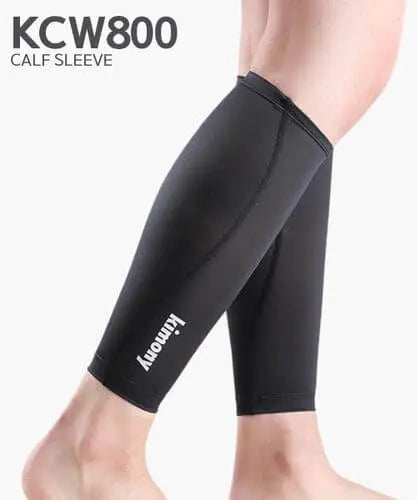Kimony Compression Calf Sleeves for Running & Sports - Support & Recovery for Athletes - Black KCW800 - Perfect for Marathon, Gym & Post-Workout Recovery