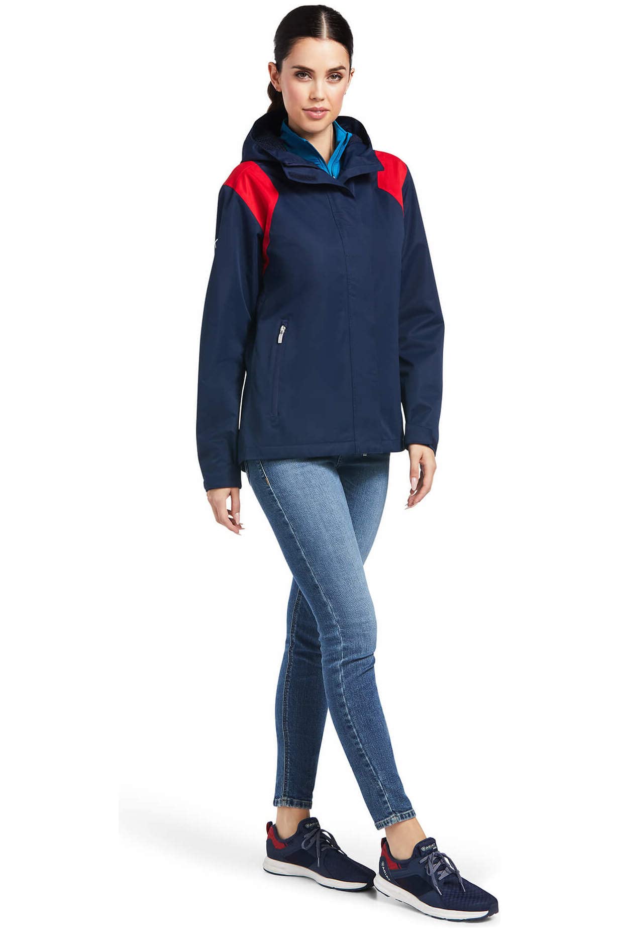 Ariat Women's Spectator Waterproof Jacket - Lightweight Raincoat for Hiking, Riding & Outdoor Activities | Windproof & Breathable Equestrian Coat