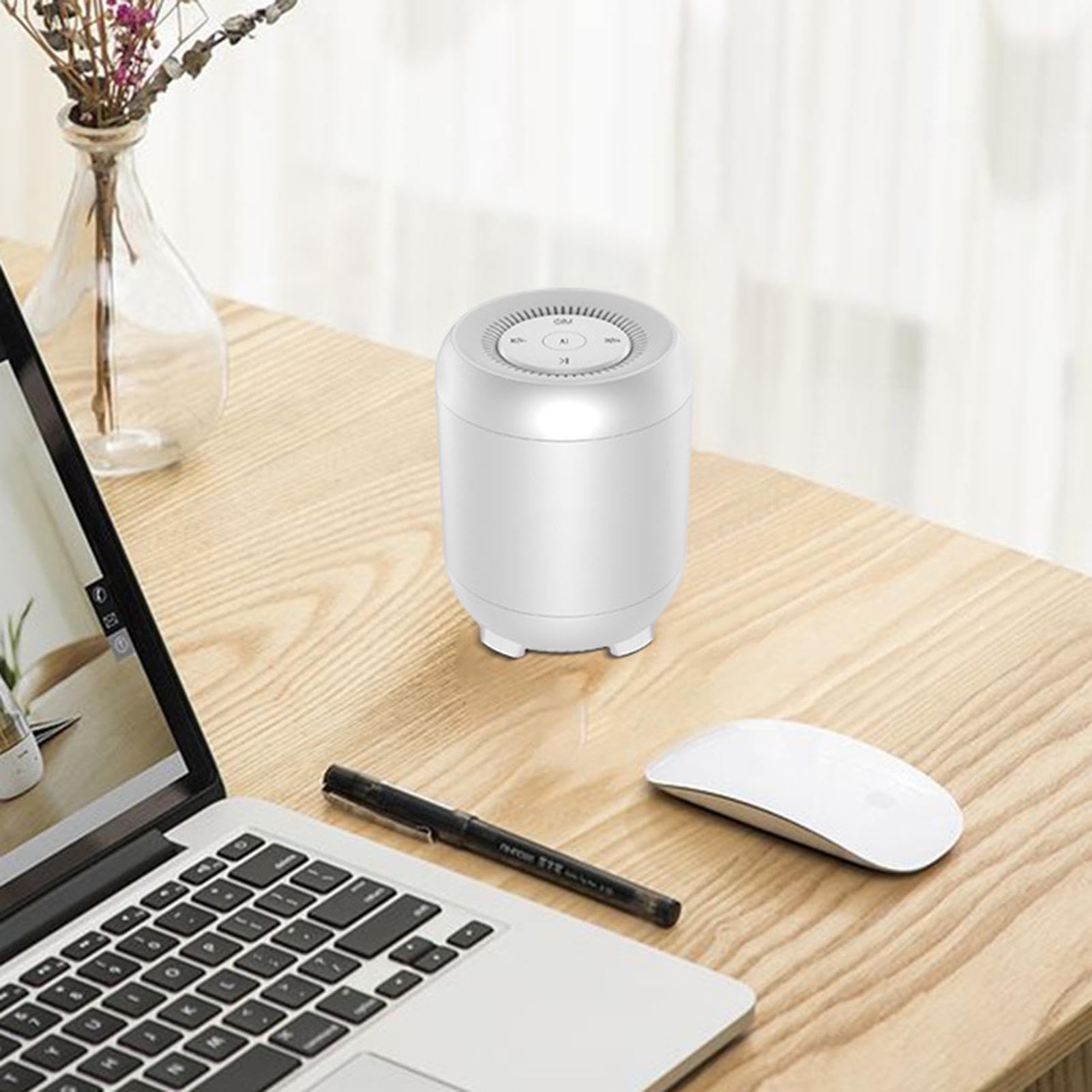 Kivrimlarv Portable Bluetooth Speaker - Compact Voice-Controlled Wireless Speaker with Built-in Mic for Alexa & Google Assistant | Perfect for Home Office, Outdoor Adventures, Travel & Parties