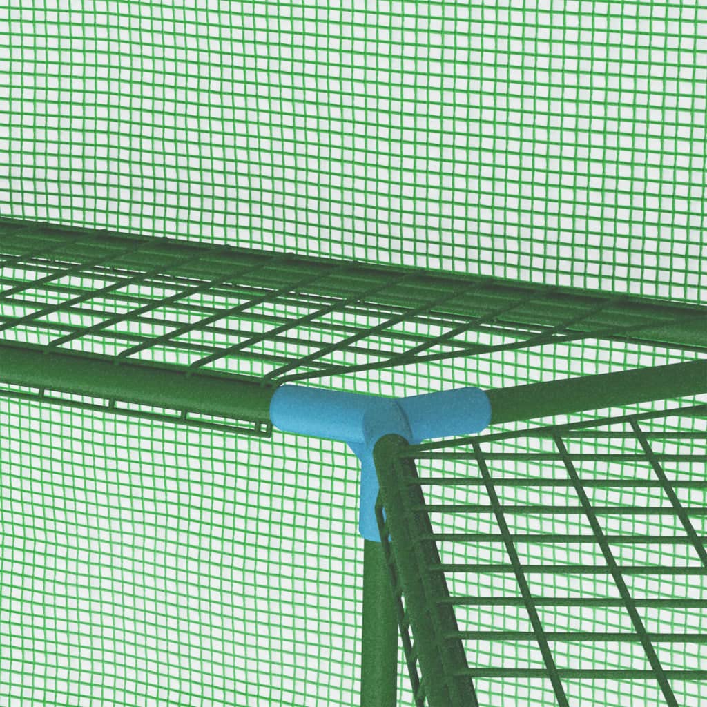 CHARMMA Large Walk-in Greenhouse with 4 Shelves, 89.4