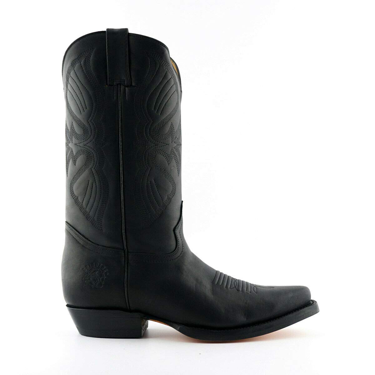 Louisiana Leather Cowboy Boots for Men - Cuban Heel Western Dancing Boots | Durable & Stylish for Country Line Dancing, Rodeo & Casual Wear