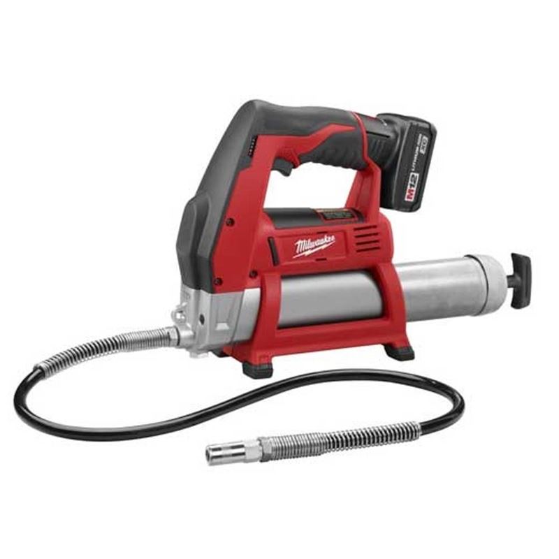 M12 12V Lithium-Ion Cordless Grease Gun Kit (2446-21XC) - Perfect for Automotive, Industrial & Home Maintenance