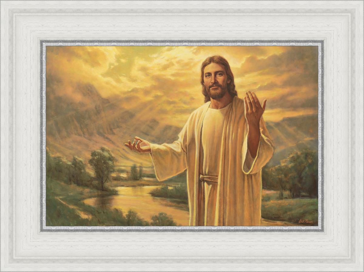 Come Follow Me By Del Parson - Inspirational Christian Wall Art for Home & Church Decor - Perfect for Living Rooms, Bedrooms & Sunday School Classrooms