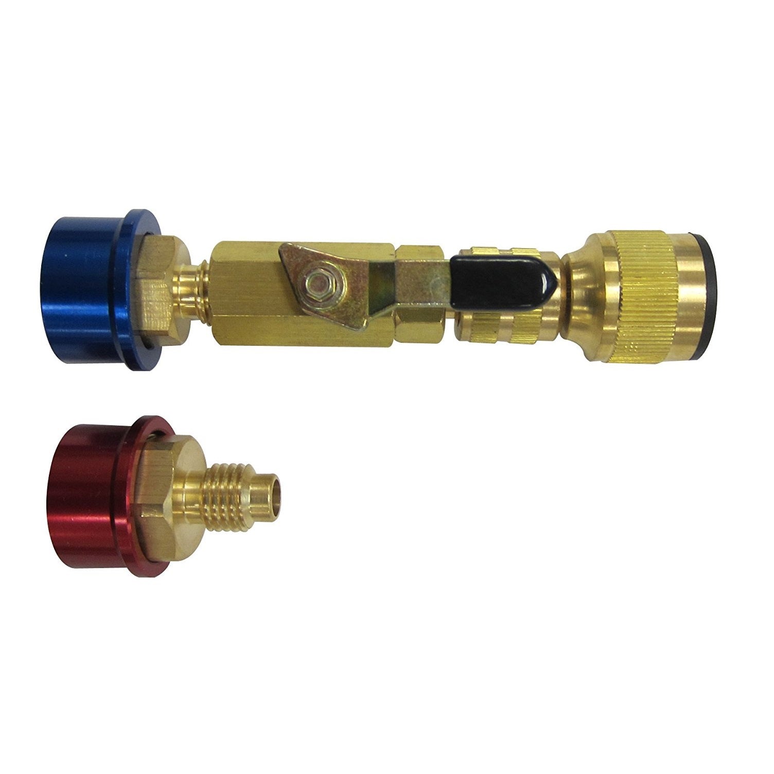 Mastercool 81490 R134A Valve Core Remover & Installer Tool - Professional HVAC Refrigerant Service Kit for Car AC Repair and Maintenance