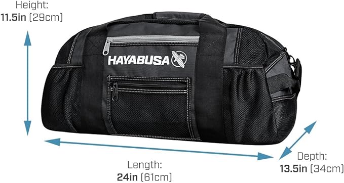 Hayabusa Ryoko Mesh Gear Bag - Durable Sports Equipment Storage for MMA, Boxing & Gym - Perfect for Training, Travel & Competition