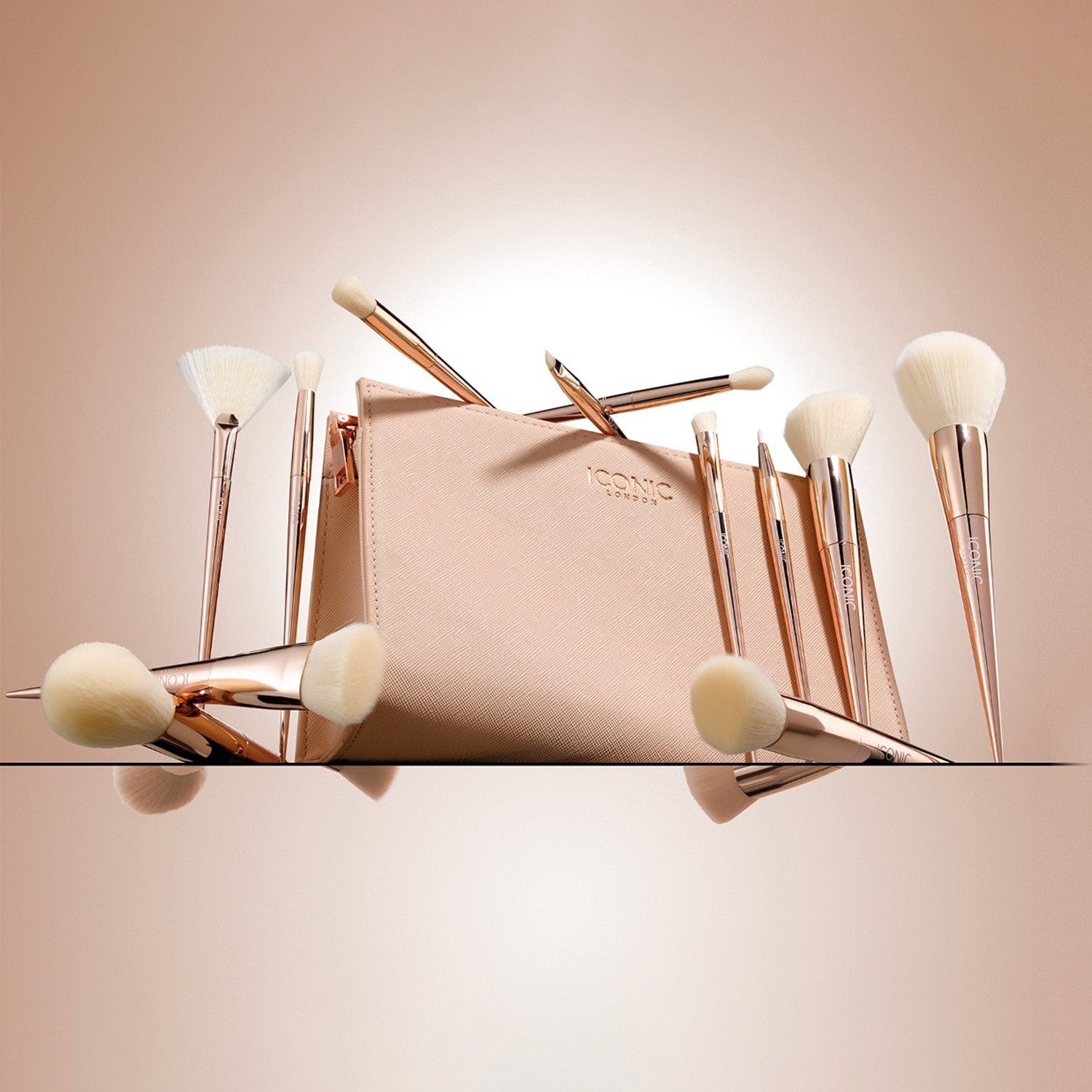 Ultimate Professional Makeup Brush Set - 12 Piece Vegan & Cruelty-Free Brushes for Flawless Face & Eye Makeup - Perfect for Beginners & Professionals | Home & Travel Use