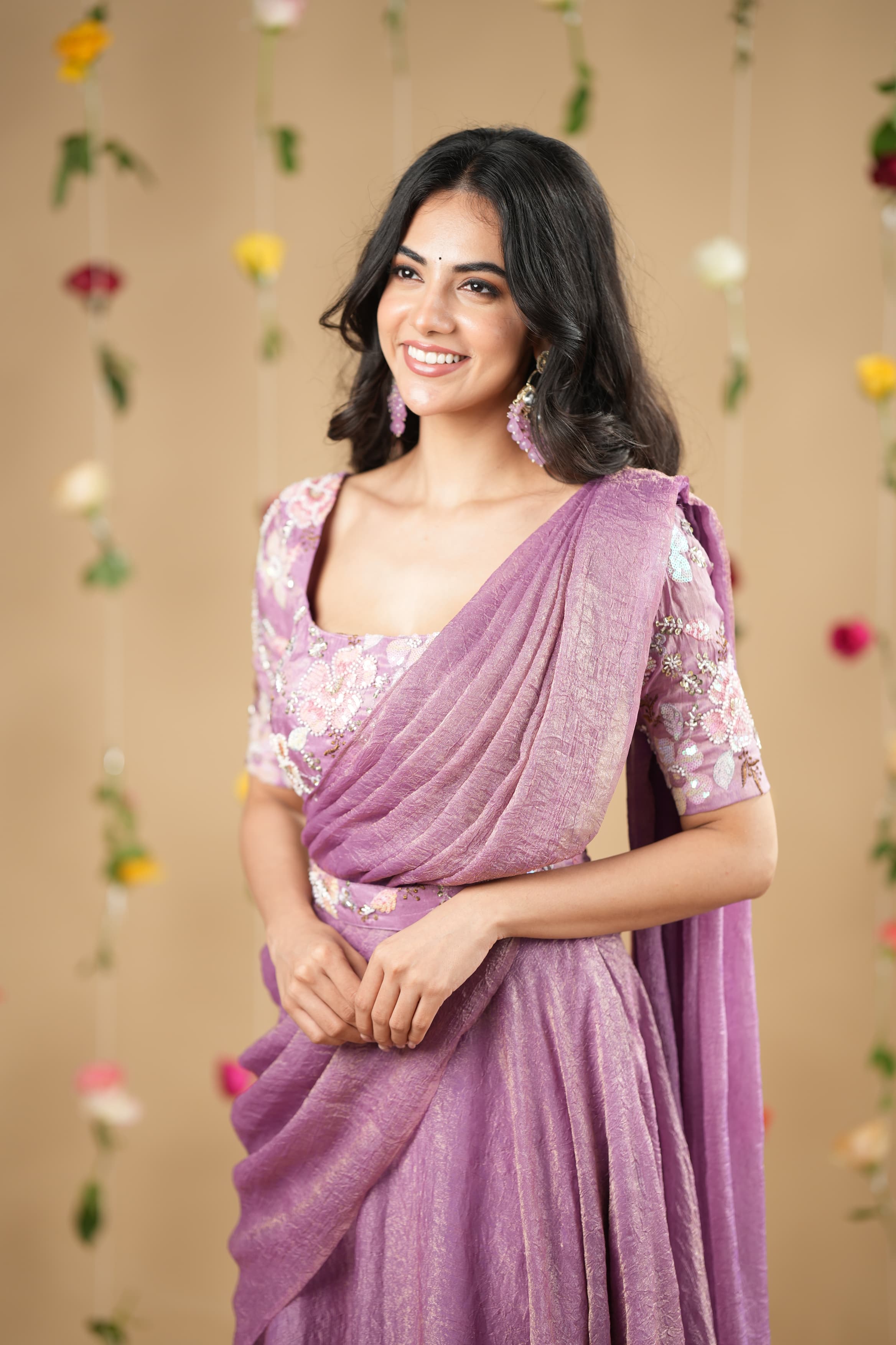 Luxra Premium Designer Drape Wear DD702 - Elegant & Stylish Home Decor for Living Room, Bedroom & Wedding Events