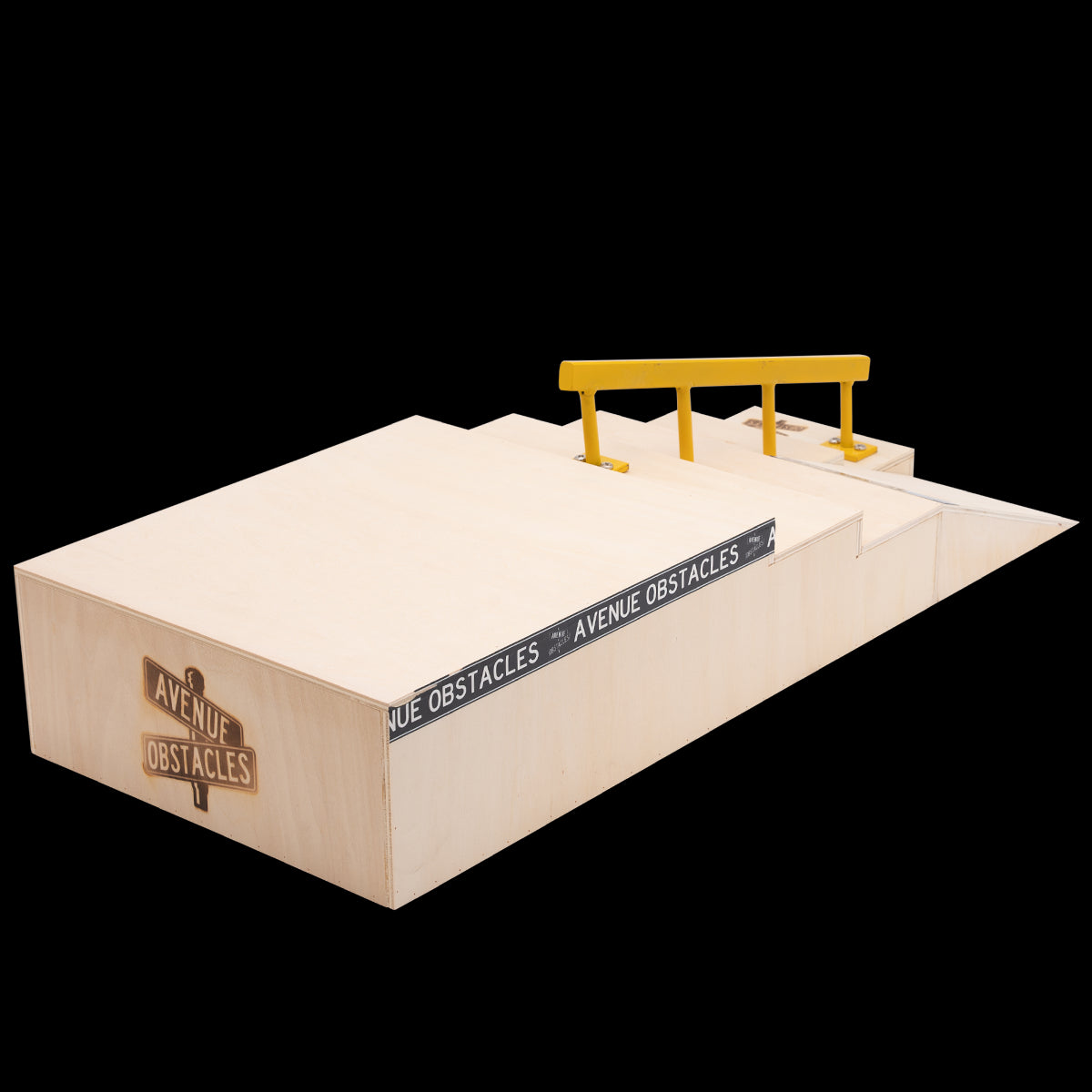 Avenue Fingerboard Ramp Extendo Set - Professional Skateboard Mini Ramp for Fingerboarding Tricks - Perfect for Home, Office & Skate Park Practice