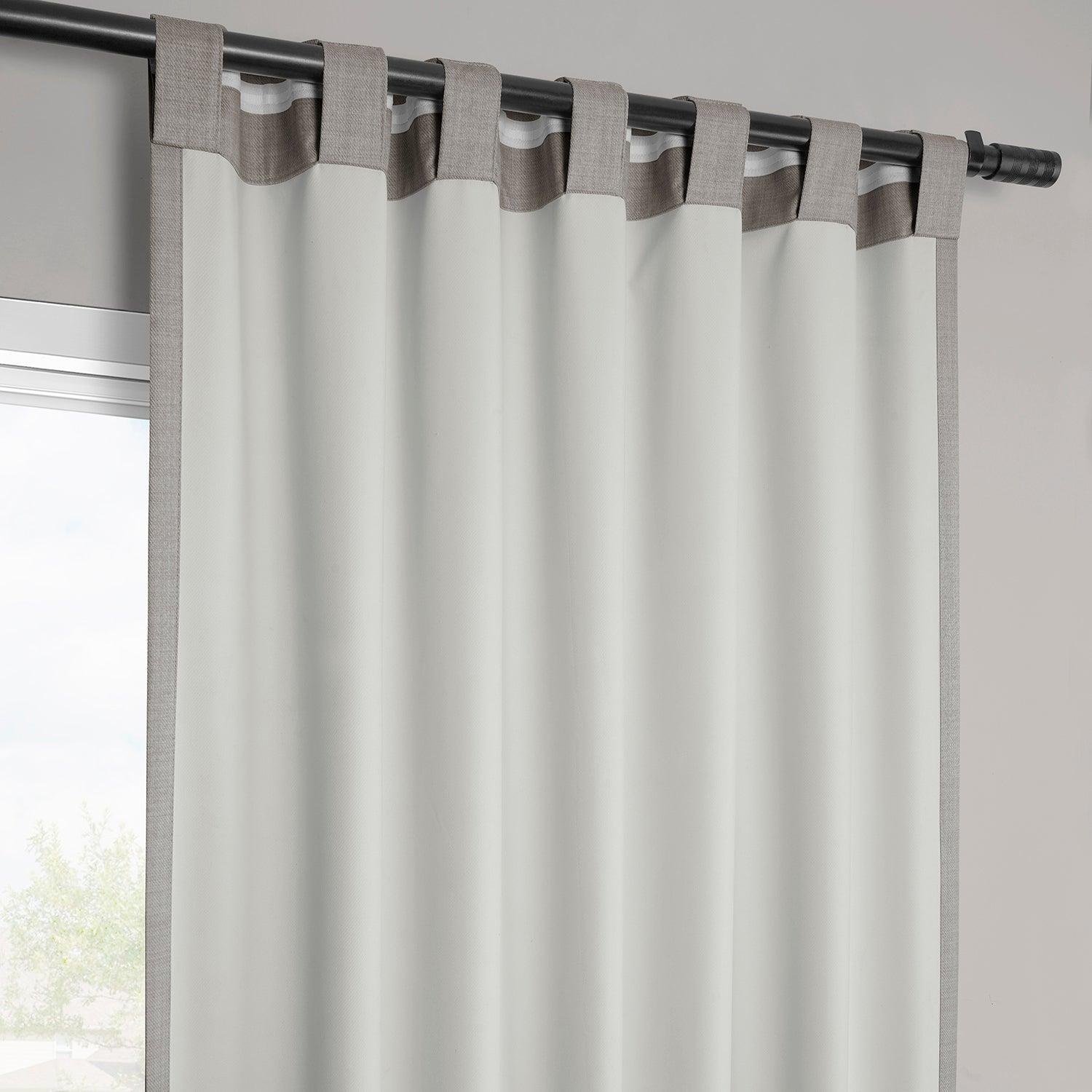 Light Steel Grey Vienna Basic Linen Blackout Curtains - 2 Panels Set for Bedroom & Living Room - Noise Reducing & Energy Efficient Window Treatments
