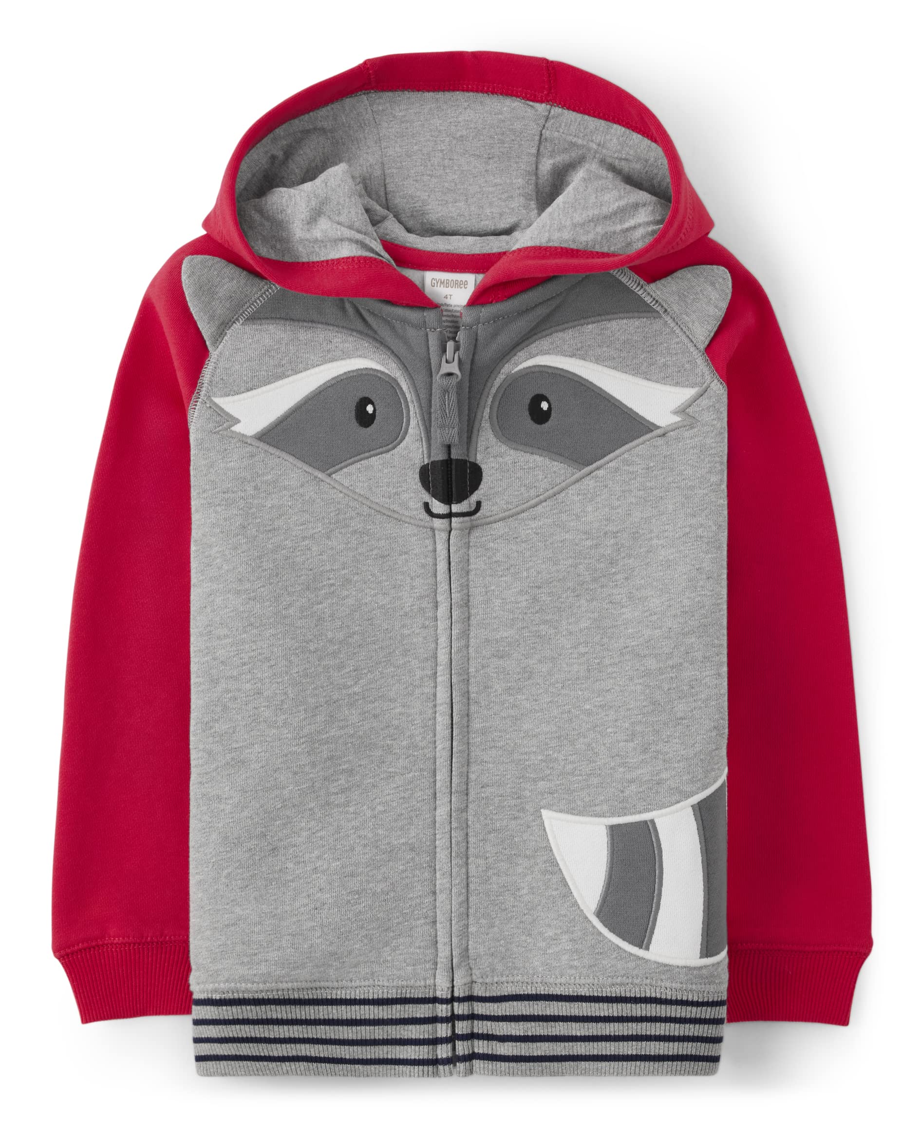 Gymboree Boys and Toddler Long Sleeve Zip Up Hoodie Sweatshirt - Comfortable Kids Jacket for Playdates, School & Outdoor Activities