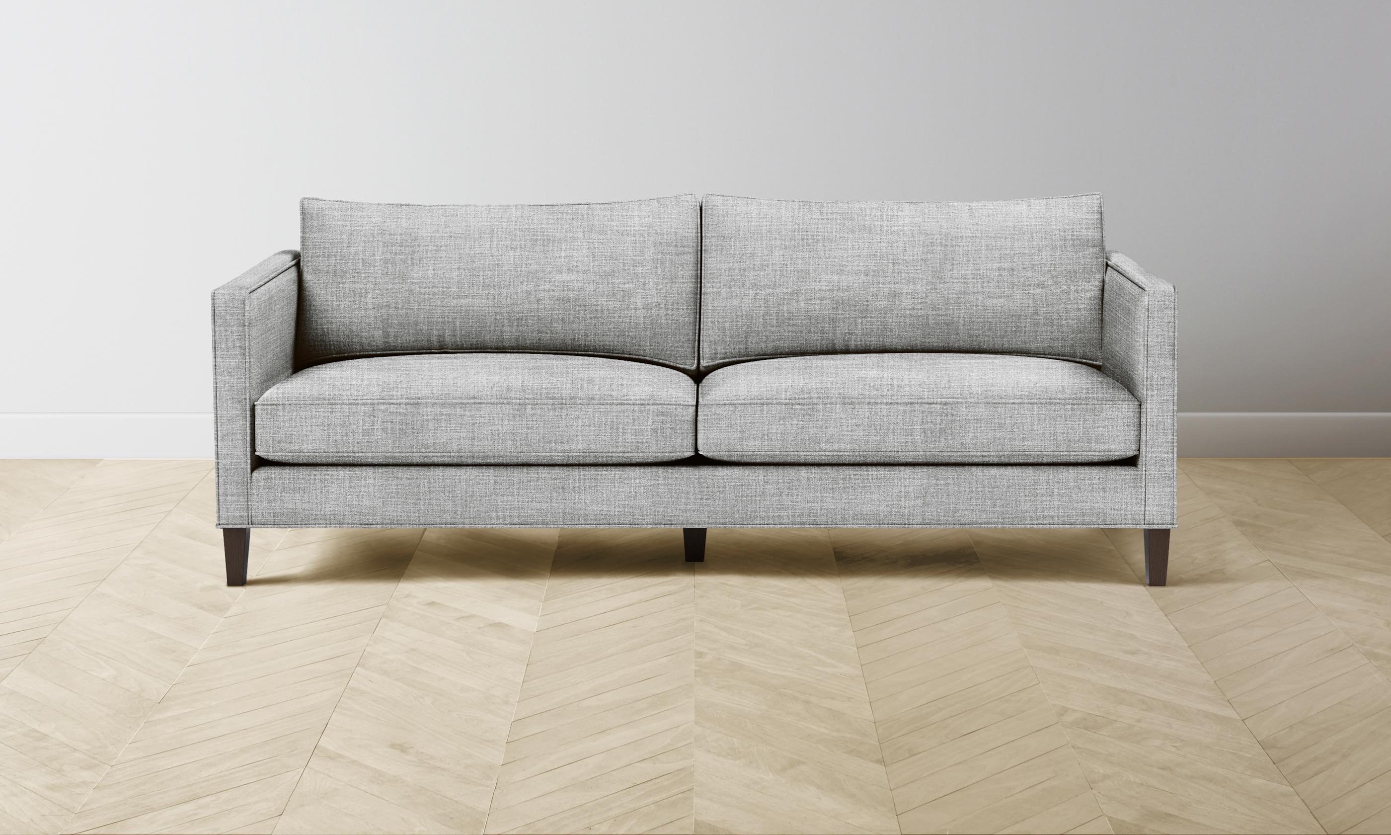Crosby Performance Textured Tweed Alpine Sofa - Modern Living Room Furniture for Cozy Home Decor