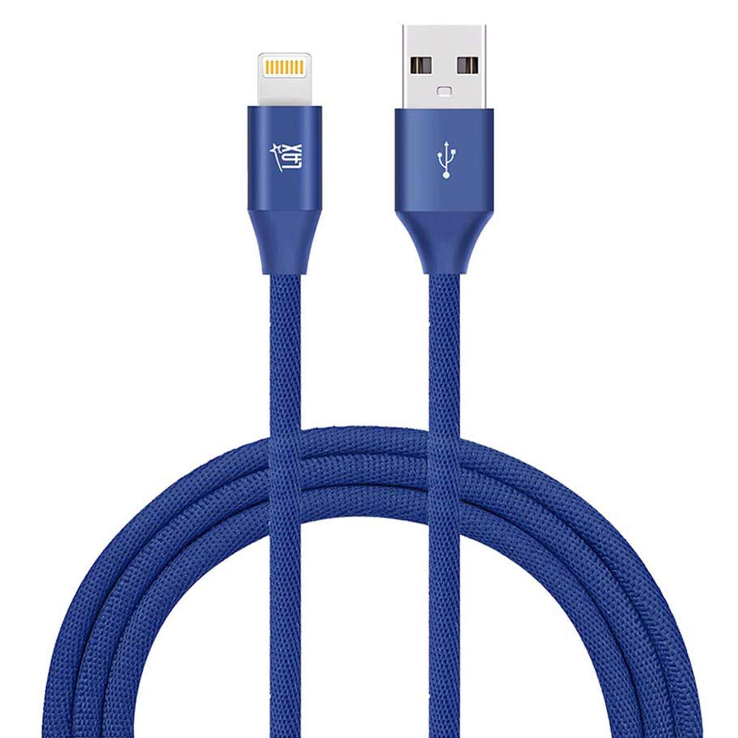 MFi Certified LAX iPhone Charger Lightning Cable - Durable Braided USB Cord for iPhone 11/11 Pro Max/XS Max/X/8/7/6, iPad & iPod | Fast Charging & Data Sync | Perfect for Home, Office & Travel Use
